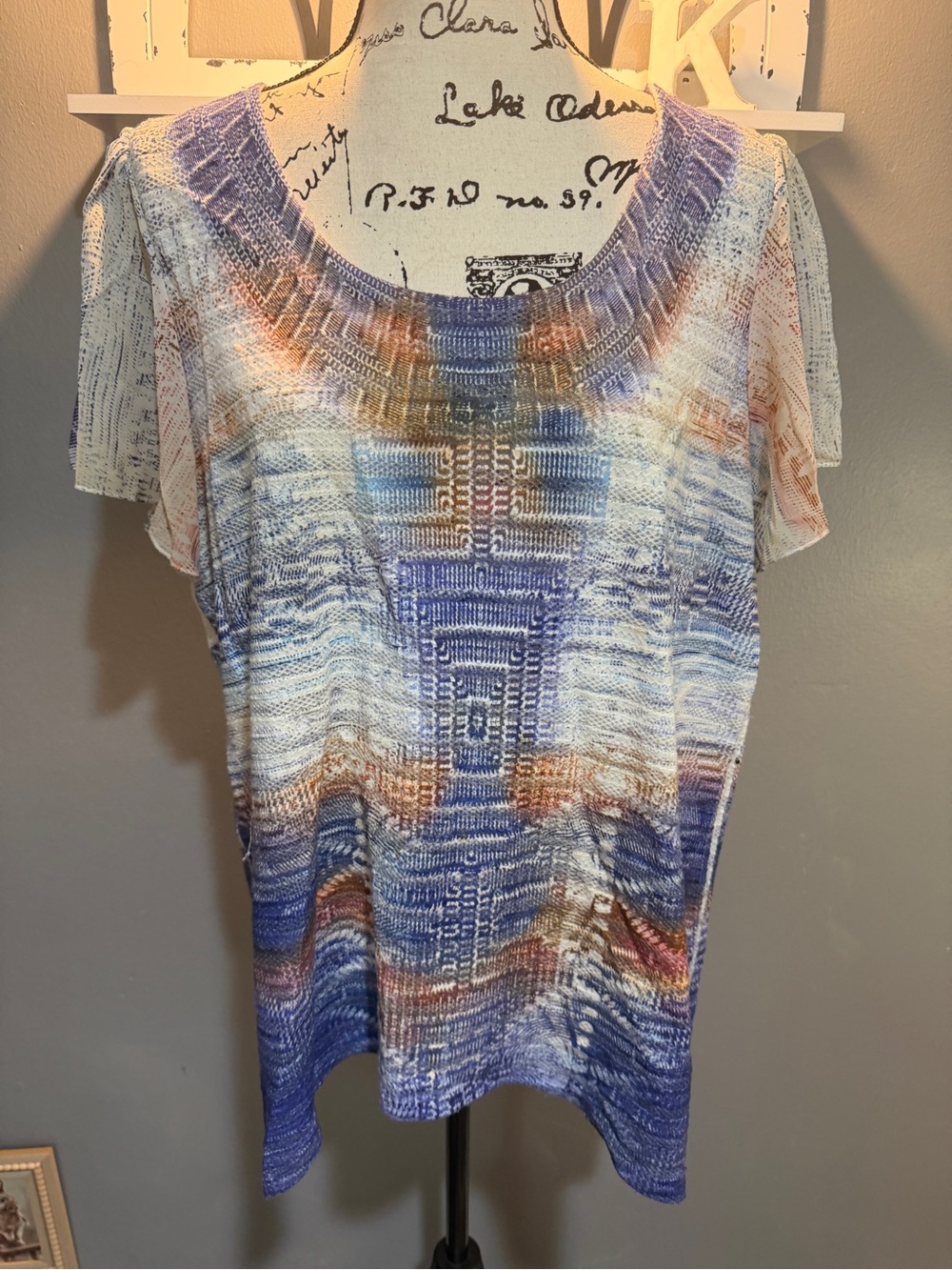 LIVE AND LET LIVE BOHO KNIT TOP SZ XL